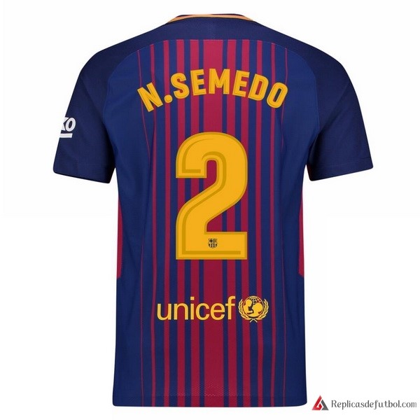 Camiseta Barcelona Primera equipación N.Semedo 2017-2018
